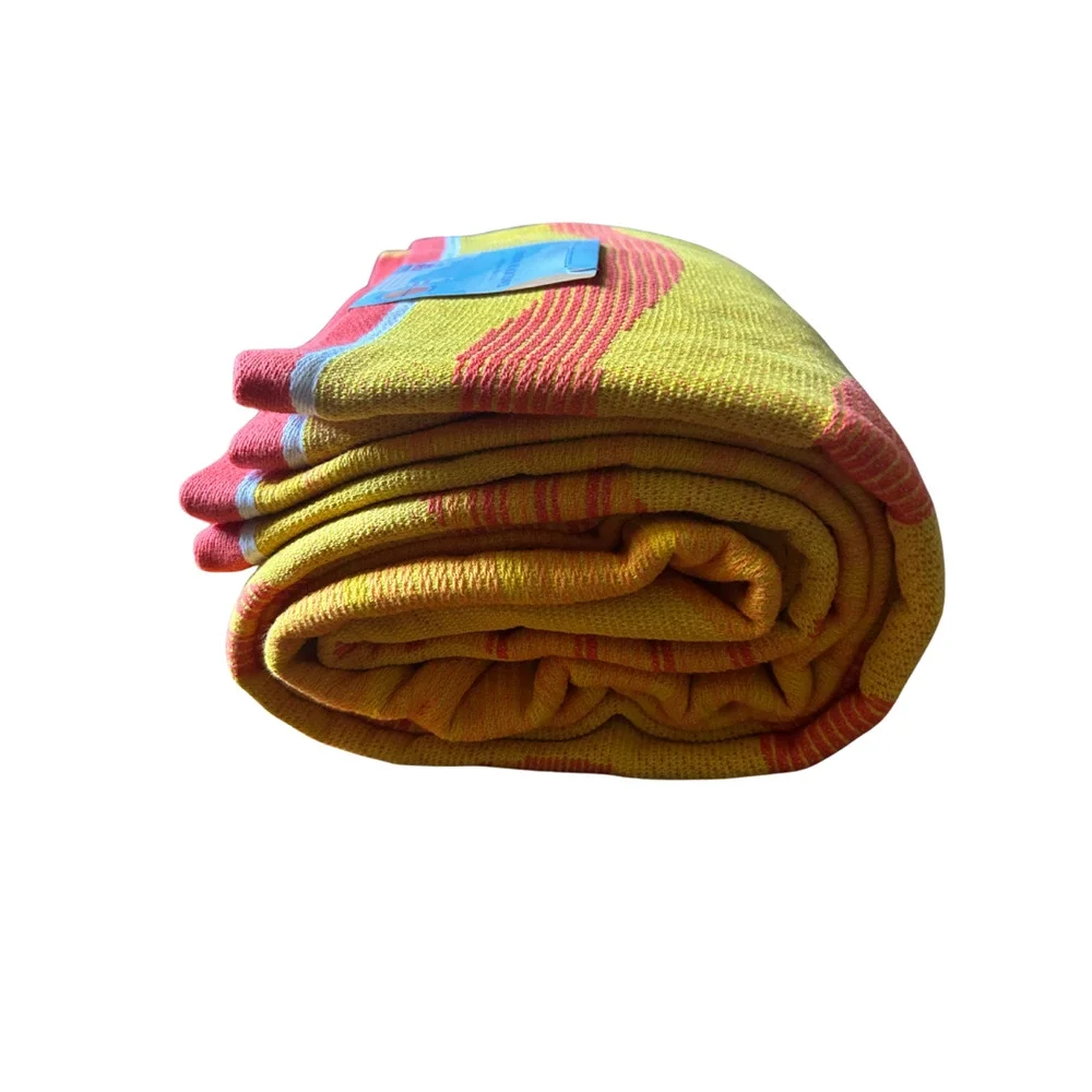 2 Pack Beach Towels 40x72 100% Cotton Large Pool Towels Soft Quick Dry